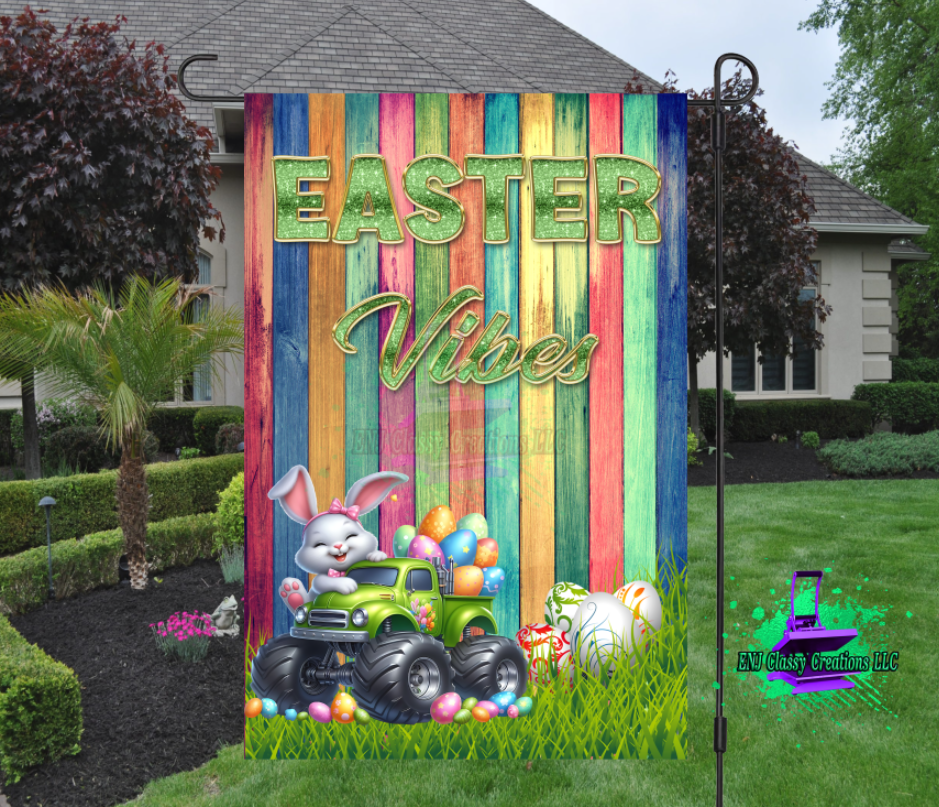 Easter Garden Flag