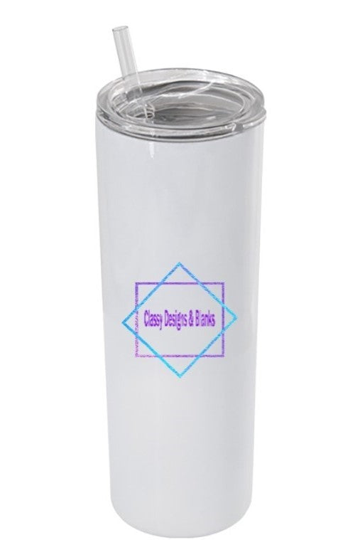CUSTOM 20 oz SKINNY TUMBLER