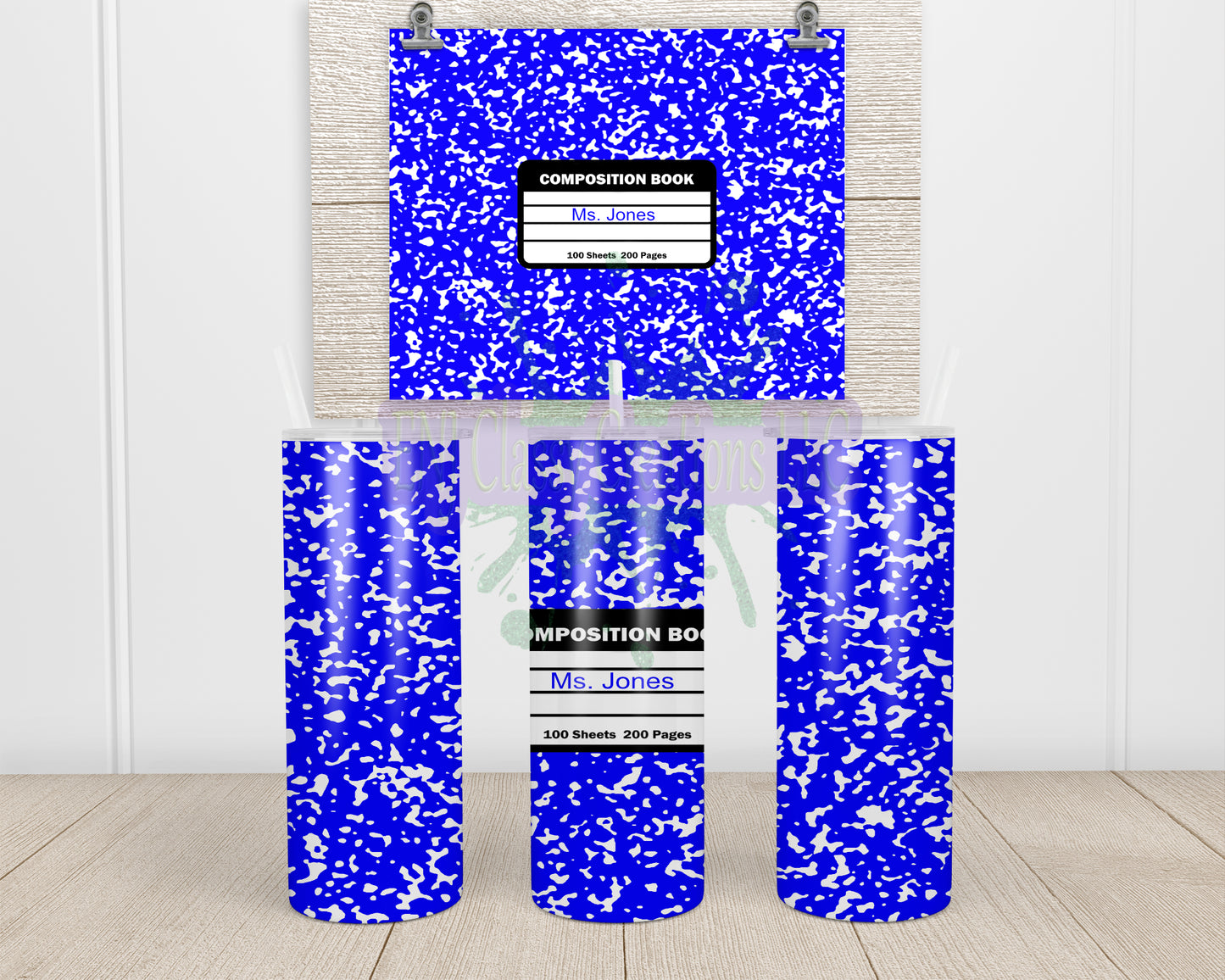 Composition Notebook Tumbler