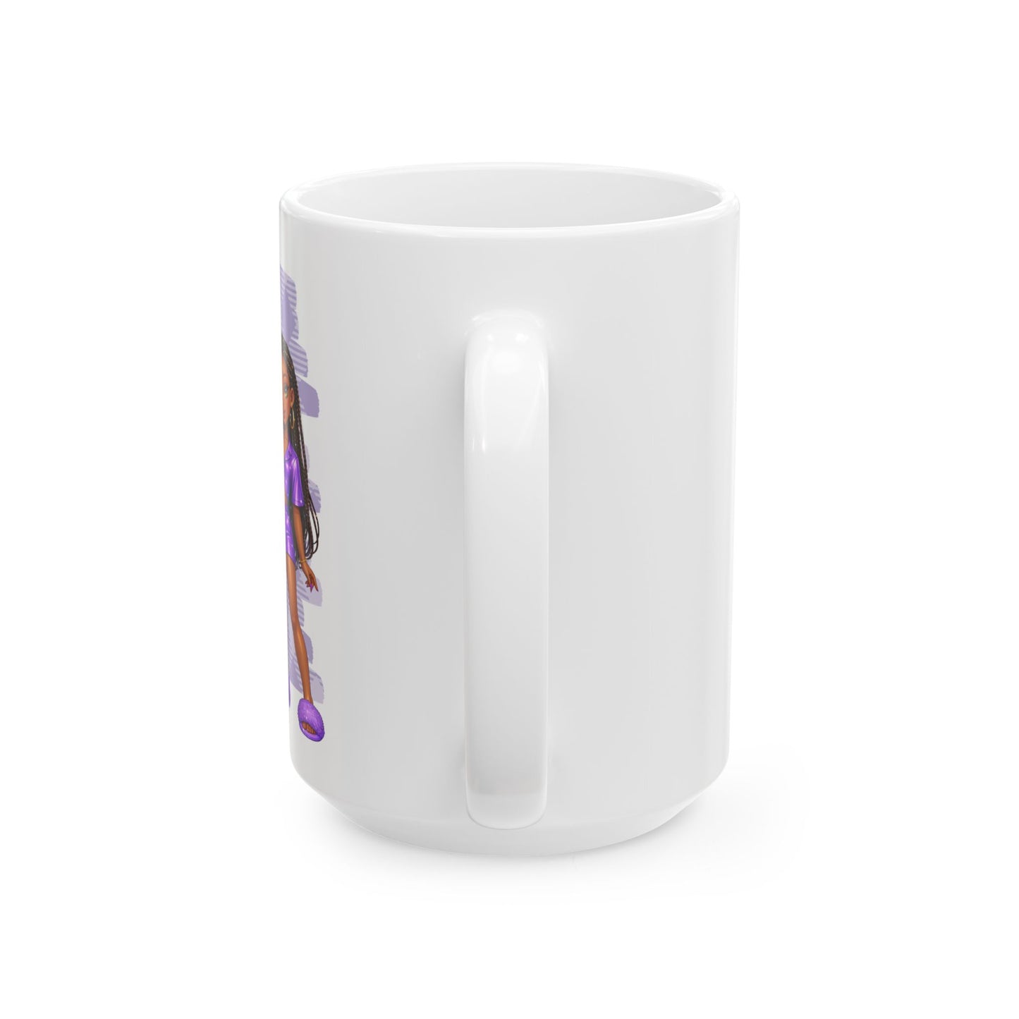 Glow Girl Ceramic Coffee Cup (11oz, 15oz)