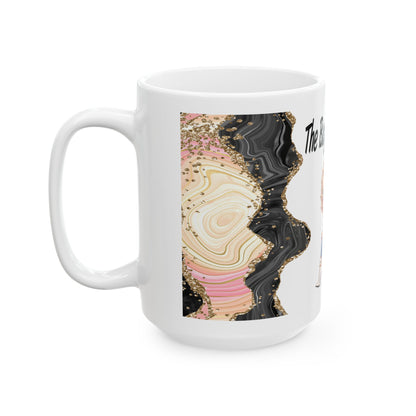 Ceramic Mug  “The Bag Is the Goal” Fashion Girl Coffee Cup (11oz, 15oz)