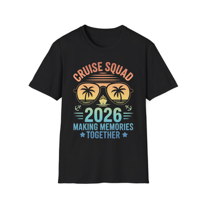 Cruise Squad 2026 T-Shirt - Making Memories Together