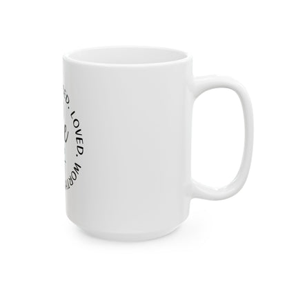 She is 11 oz or 15 oz Coffee Mug   Perfect for Tea and Coffee