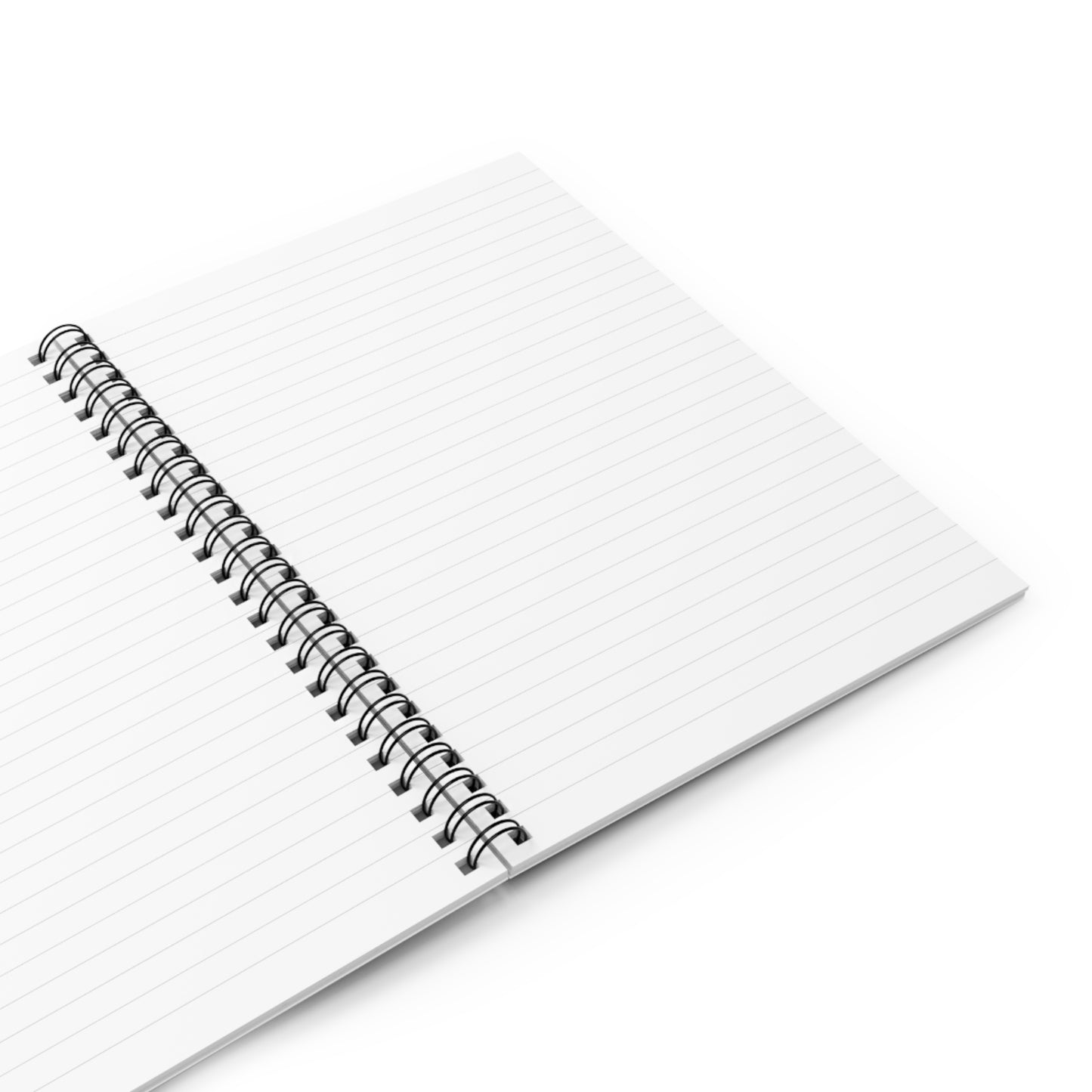 Notebook — 'GLOW' Girl Doodle Spiral Notebook (Ruled)