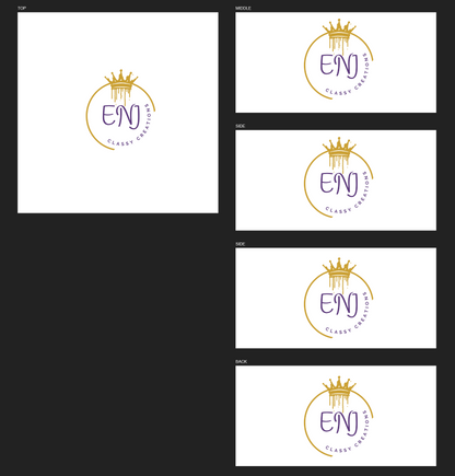 Affinity 8X8 Gift Box Template