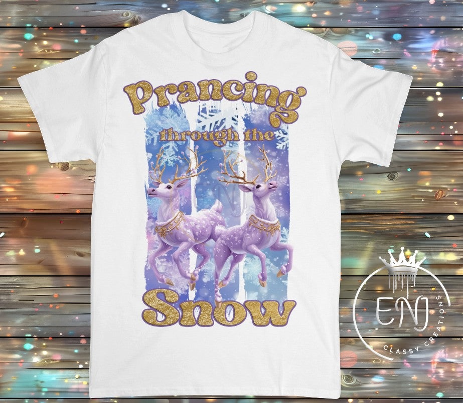 Prancing through the snow PNG