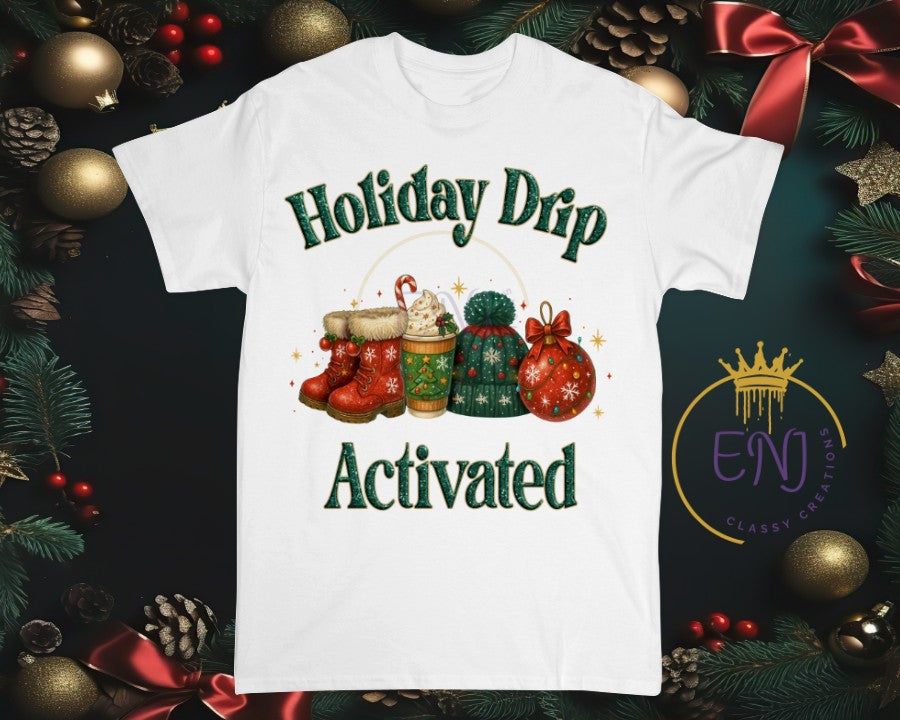 Holiday Drip Activated PNG Design