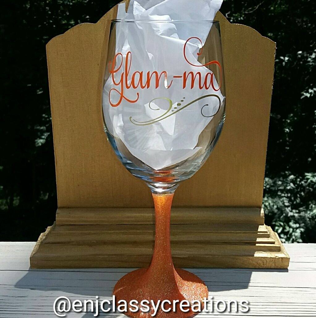 Glam-ma Wine glass