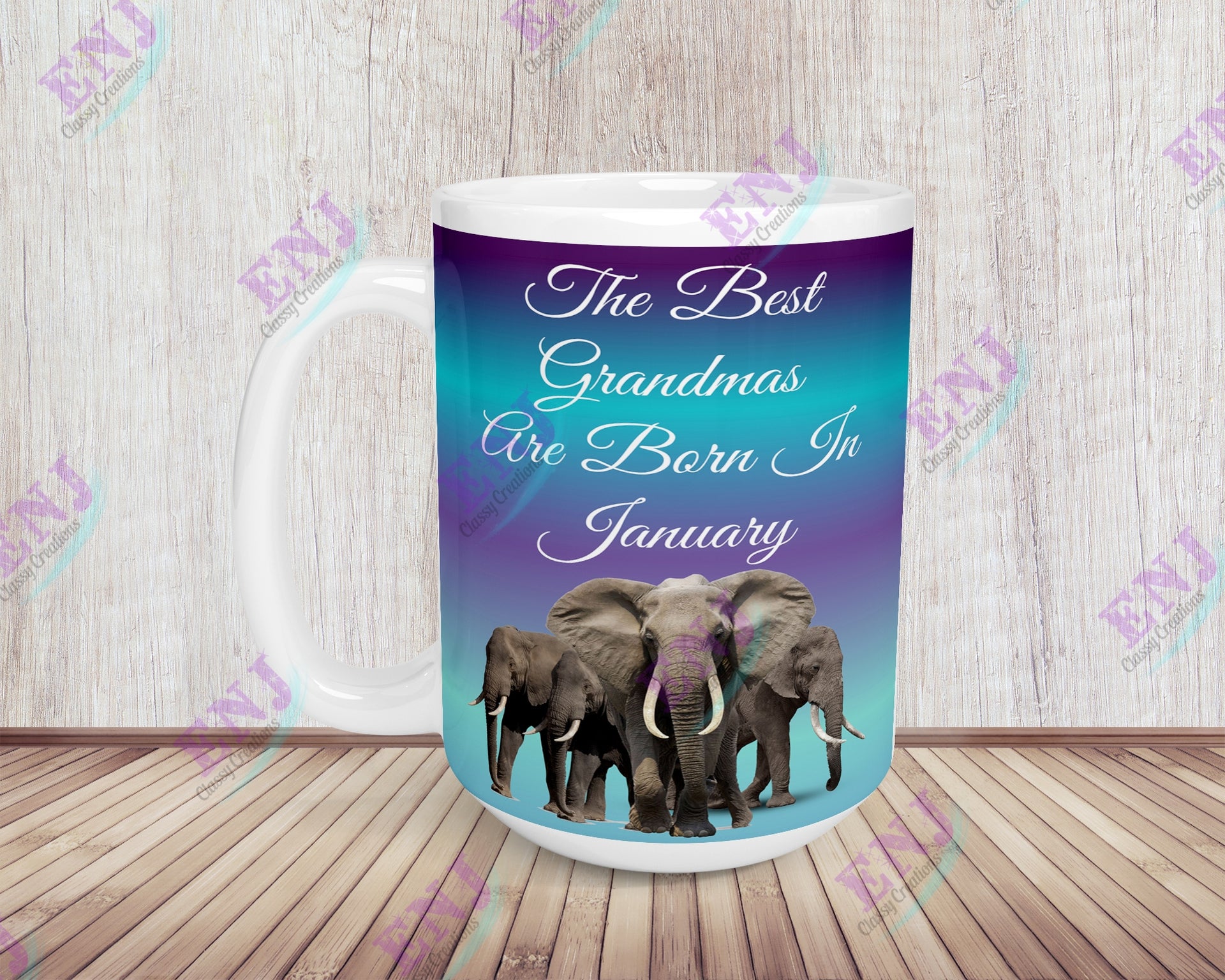 Mom to son Coffee Mugs, Elephant painting, I always have you