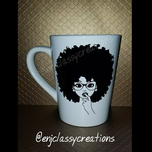 Afro Girl Coffee mug